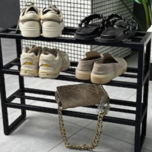 Bharti Welding Works 3 Tier Metal Shoe Rack |